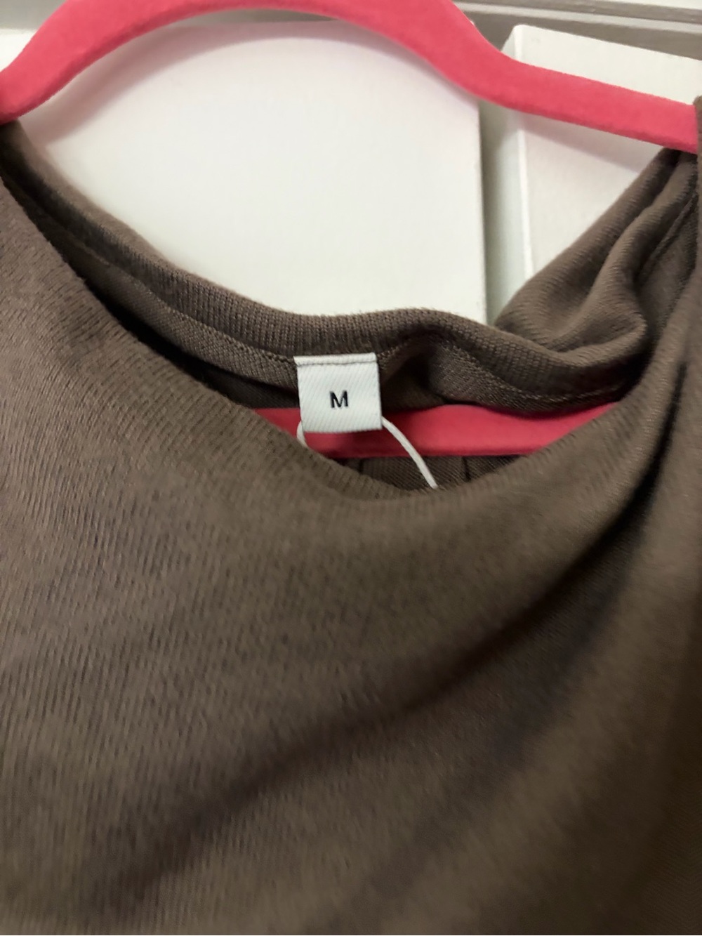 Lightweight Hooded Poncho Shrug in Taupe - Picture 4 of 5